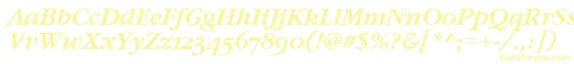 GaramondHtldOsItcTtItalic Font – Yellow Fonts