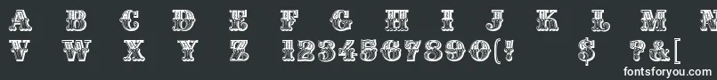 Madame Font – White Fonts on Black Background