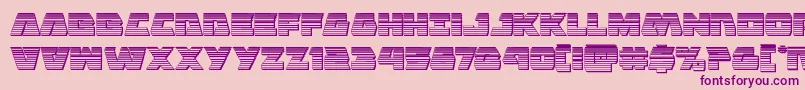 Eaglestrikechrome Font – Purple Fonts on Pink Background