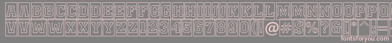 AMonumentottlcmotl Font – Pink Fonts on Gray Background