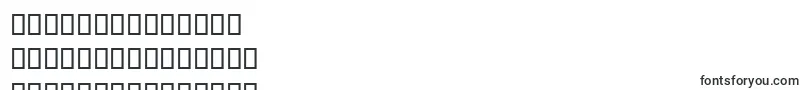フォントUltraviolentBb – タイの文字