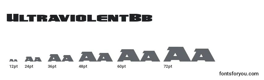 UltraviolentBb Font Sizes
