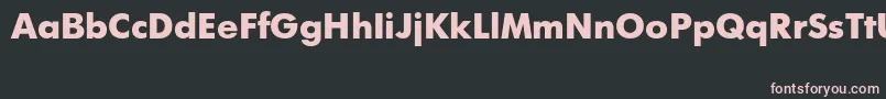 Futurisextractt Font – Pink Fonts on Black Background