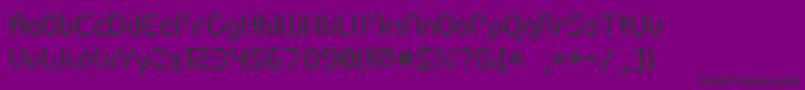 HiairportFfmcond Font – Black Fonts on Purple Background