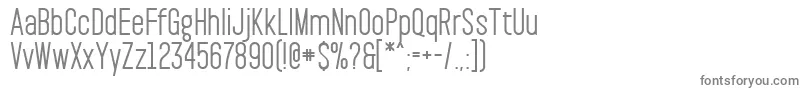 PaktSemibold Font – Gray Fonts on White Background