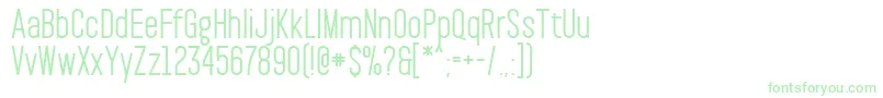 Шрифт PaktSemibold – зелёные шрифты на белом фоне
