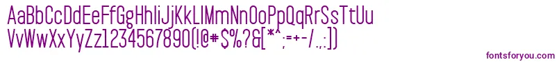 PaktSemibold-fontti – violetit fontit valkoisella taustalla