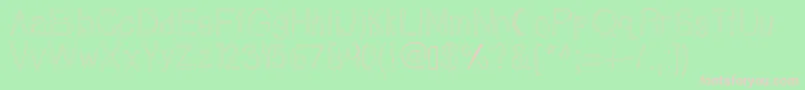 Tallnbubbly Font – Pink Fonts on Green Background