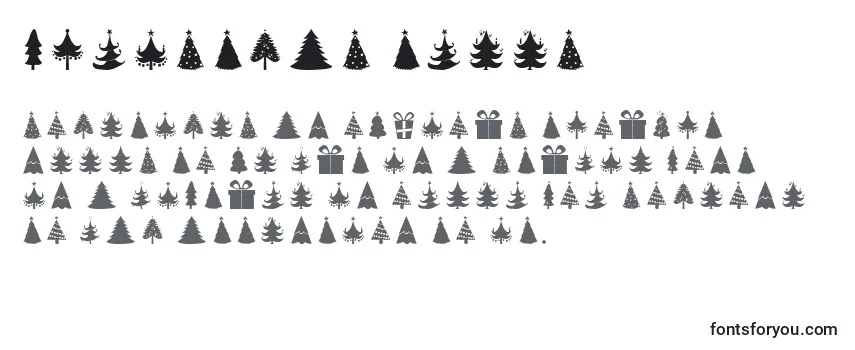 Czcionka Christmas Trees