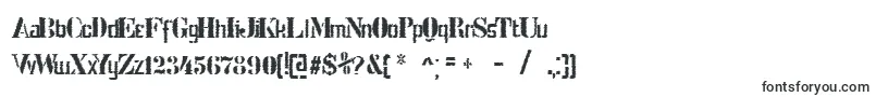 StencilIntellectaTrashFree-fontti – Salaiset aineistot fontit