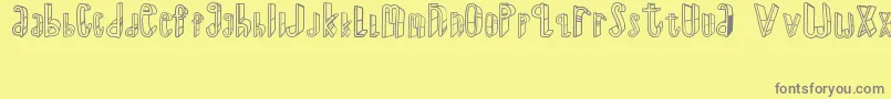 fuente TheSuperRyal2015 – Fuentes Grises Sobre Fondo Amarillo