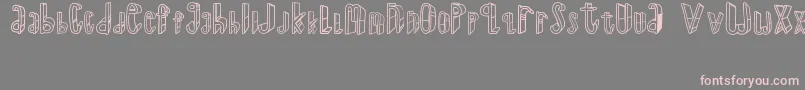 fuente TheSuperRyal2015 – Fuentes Rosadas Sobre Fondo Gris