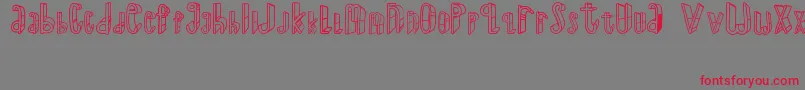 TheSuperRyal2015 Font – Red Fonts on Gray Background