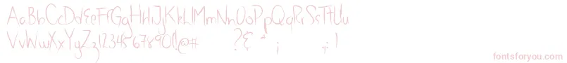 Шрифт SharpieSeb – розовые шрифты