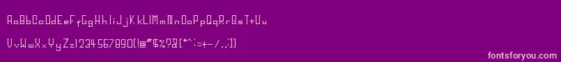 フォントBigHead – 紫の背景にピンクのフォント
