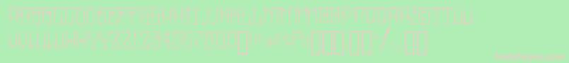 MexicanPrideByAspekhndz Font – Pink Fonts on Green Background