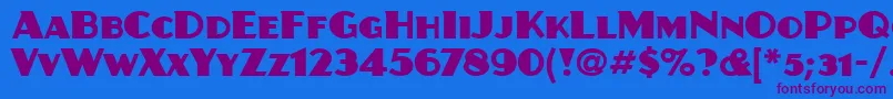 More about JuanitaItc Font JuanitaItc Font – Purple Fonts on Blue Background