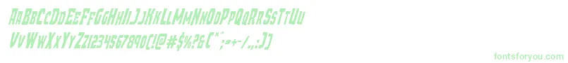 Demonpriestcondital Font – Green Fonts on White Background
