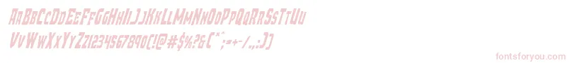 Demonpriestcondital-fontti – vaaleanpunaiset fontit valkoisella taustalla