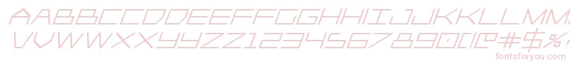 フォントPlayer1upheavyital – ピンクのフォント