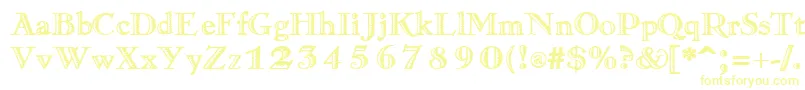 RamonaRegular Font – Yellow Fonts