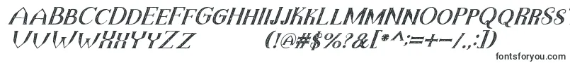 TheDarkTitanVintageItalic Font – OTF Fonts