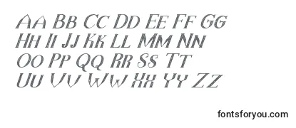 TheDarkTitanVintageItalic Font