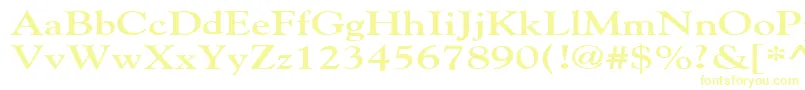 GildebroadBold Font – Yellow Fonts