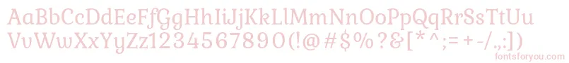 KuraleRegular Font – Pink Fonts on White Background