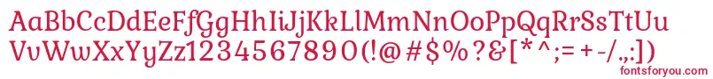 KuraleRegular Font – Red Fonts