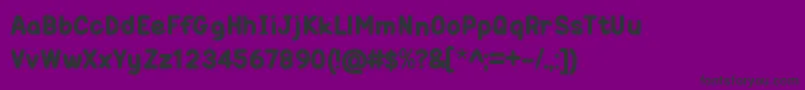 OneTrickPonyTt Font – Black Fonts on Purple Background