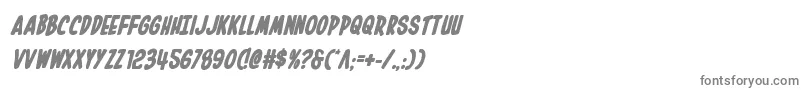 Шрифт Inhouseeditionboldital – серые шрифты на белом фоне