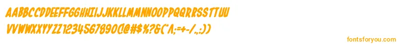 Шрифт Inhouseeditionboldital – оранжевые шрифты