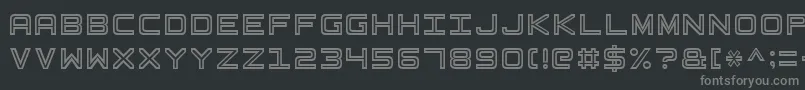 Więcej informacji o czcionce BasicSquare7 Czcionka BasicSquare7 – szare czcionki na czarnym tle