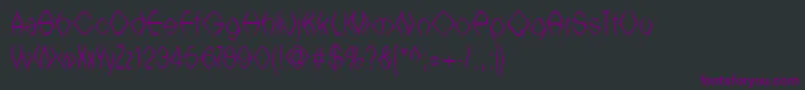 Witcb Font – Purple Fonts on Black Background