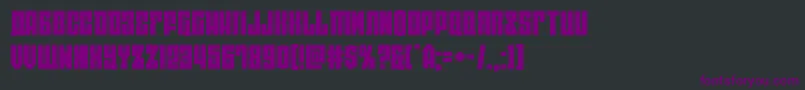 Eastwestexpand Font – Purple Fonts on Black Background
