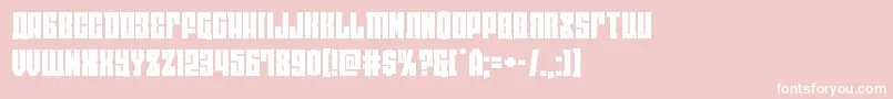 Eastwestexpand Font – White Fonts on Pink Background