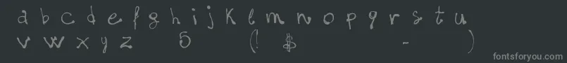 FontsLabdotcom5$Matterフォントについての詳細 フォントFontsLabdotcom5$Matter – 黒い背景に灰色の文字