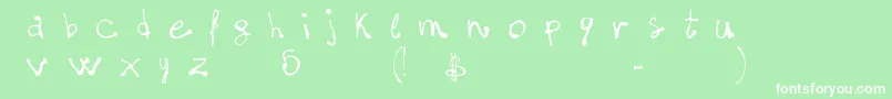 FontsLabdotcom5$Matter Font – White Fonts on Green Background