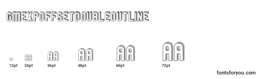 GmExpOffsetDoubleoutline Font Sizes