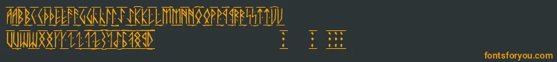 More about RunicAlt Font RunicAlt Font – Orange Fonts on Black Background
