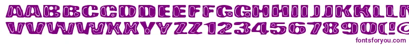 BadPizza Font – Purple Fonts on White Background