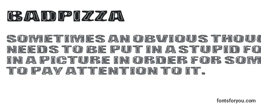 BadPizza Font