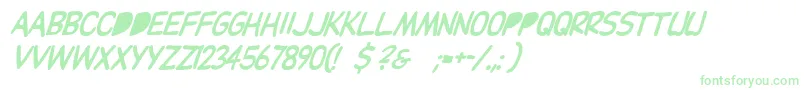 Dupuyballoonitalic Font – Green Fonts