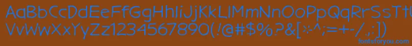 More about GargleExRg Font GargleExRg Font – Blue Fonts on Brown Background