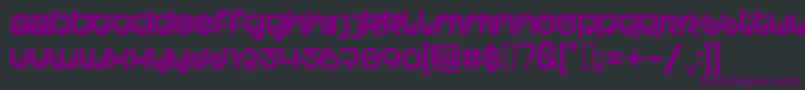 HypdBdBardustRemix3 Font – Purple Fonts on Black Background