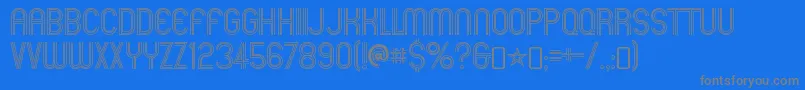 Шрифт MexcellentRegular – серые шрифты на синем фоне