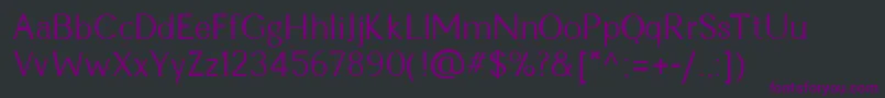 Ephraim Font – Purple Fonts on Black Background