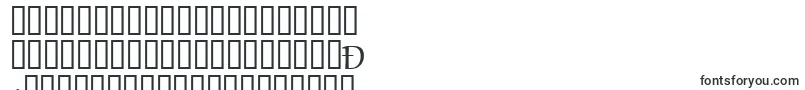 フォントAucoinlight – タタール文字