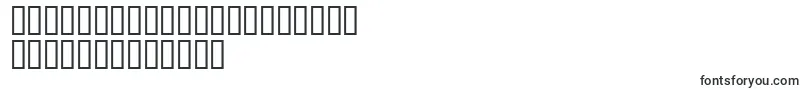 フォントAucoinlight – マレー文字